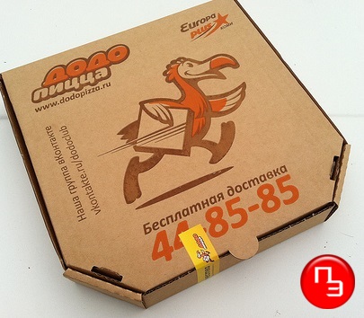 Печать длинных этикеток контроль качества упаковки пиццы