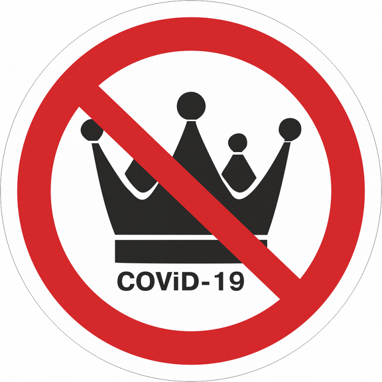 Стикеры наклейки коронавирус covid-19 этикетки