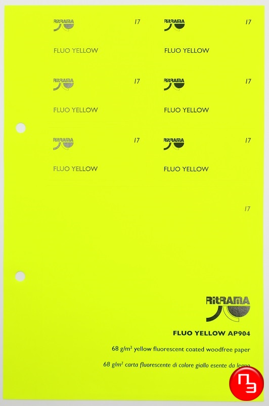 Этикетки - Ritrama fluo yellow 
