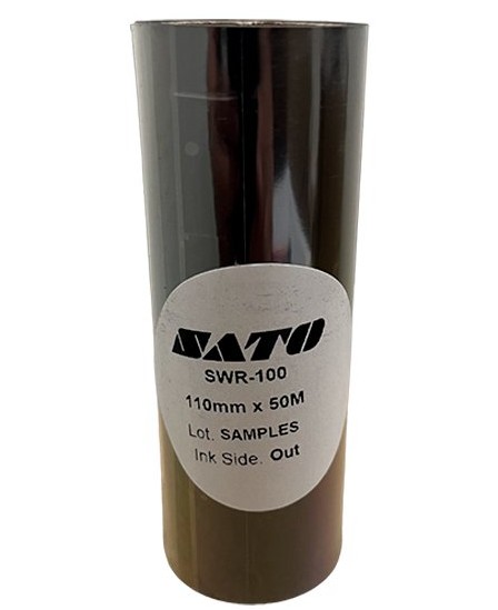 Термотрансферная лента SATO ribbon swr 100 wax-resin 110mm-50m