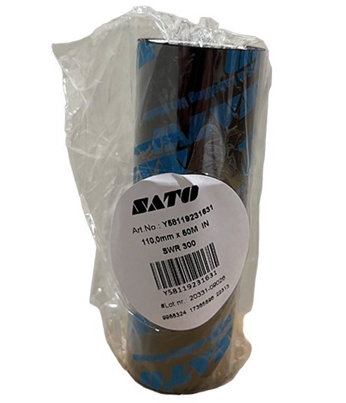 Термотрансферная лента SATO ribbon swr 300 wax-resin 110mm-50m