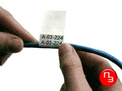 Самоламинирующиеся маркеры для кабеля